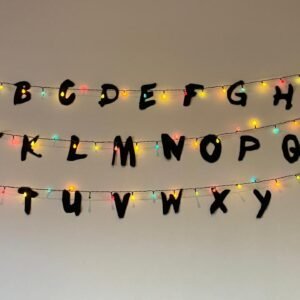 Kit Festa Stranger Things - Alfabeto e Luzes